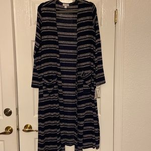 Lularoe Sarah duster cardigan.  Size L.  NWT